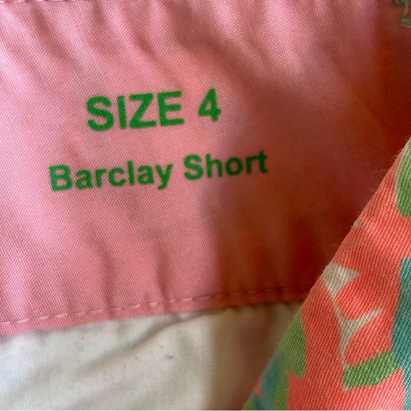 Lilly Pulitzer Barclay Short Size 4 Multicolor Floral Paisley Print Summer - Picture 5 of 6